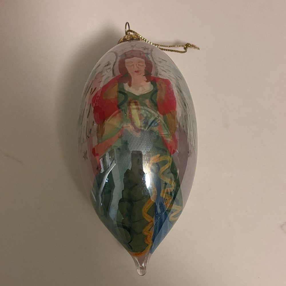 Pier 1 Collectible Angel Ornament with Birds from 2009